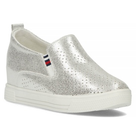 Zapatos de piel Filippo DP1356/22 Si plata 3