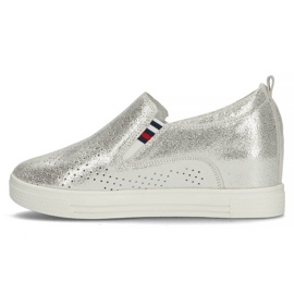 Zapatos de piel Filippo DP1356/22 Si plata 4