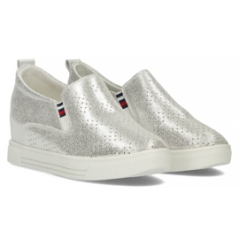 Zapatos de piel Filippo DP1356/22 Si plata 5