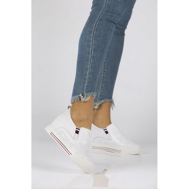 Zapatos de piel Filippo DP1356/22 Wh blanco 1