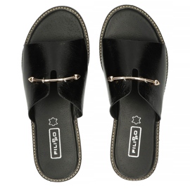 Pantuflas Filippo DK3700/22 Bk negro 3
