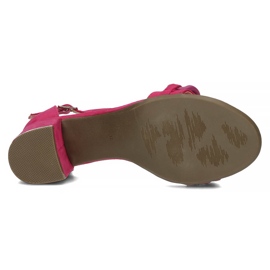 Sandalias Filippo DS3708/22 Fh fucsia rosado 3