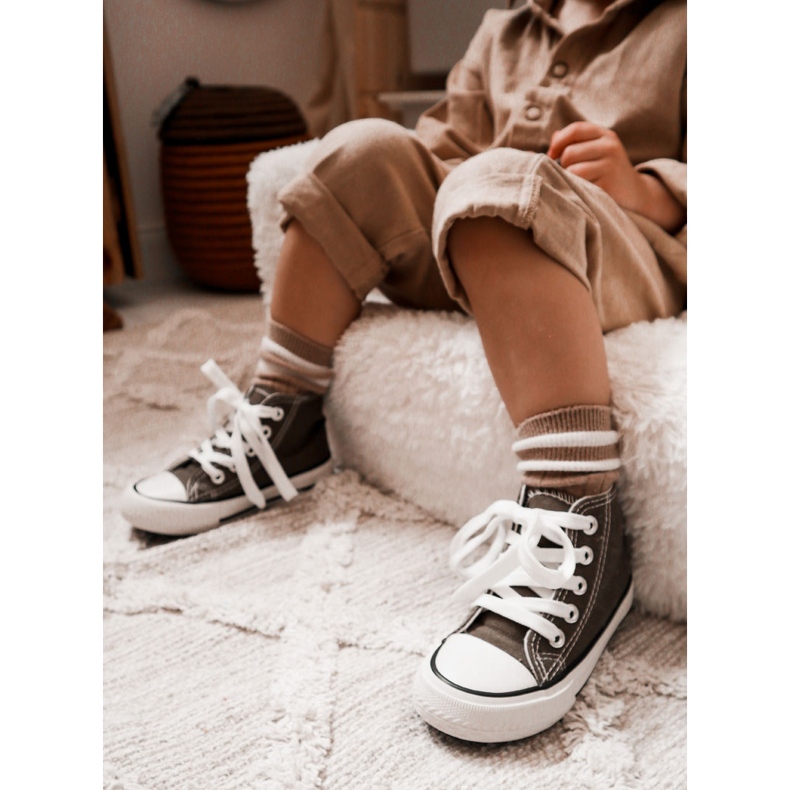 Deportivas Altas Infantiles Filemón Kaki verde 2