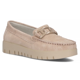 Mocasines de piel Filippo DP3334/22 Be beige 3