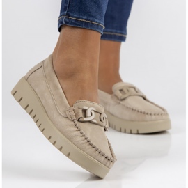 Mocasines de piel Filippo DP3334/22 Be beige 7