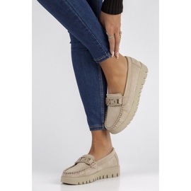 Mocasines de piel Filippo DP3334/22 Be beige 1
