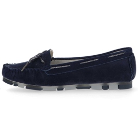 Mocasines de piel Filippo DP1203/20 Nv azul marino 4