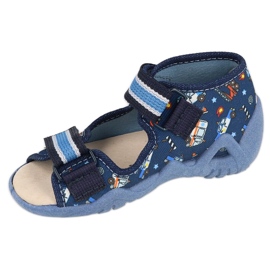 Calzado infantil befado amarillo 350P028 azul 1