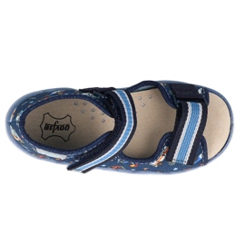 Calzado infantil befado amarillo 350P028 azul 2