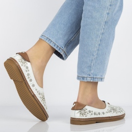 Zapatos de piel Filippo DP1224/20 Wh blanco 3