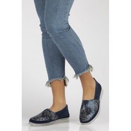 Zapatos de piel Filippo DP2147/22 Nv azul marino 6
