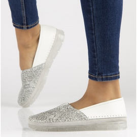 Zapatos de piel Filippo DP2147/22 Wh blanco 8