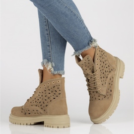 Botines de piel Filippo DBT3717/22 Be beige 7