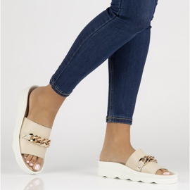 Babuchas de piel Filippo DK3597/22 Be beige 1