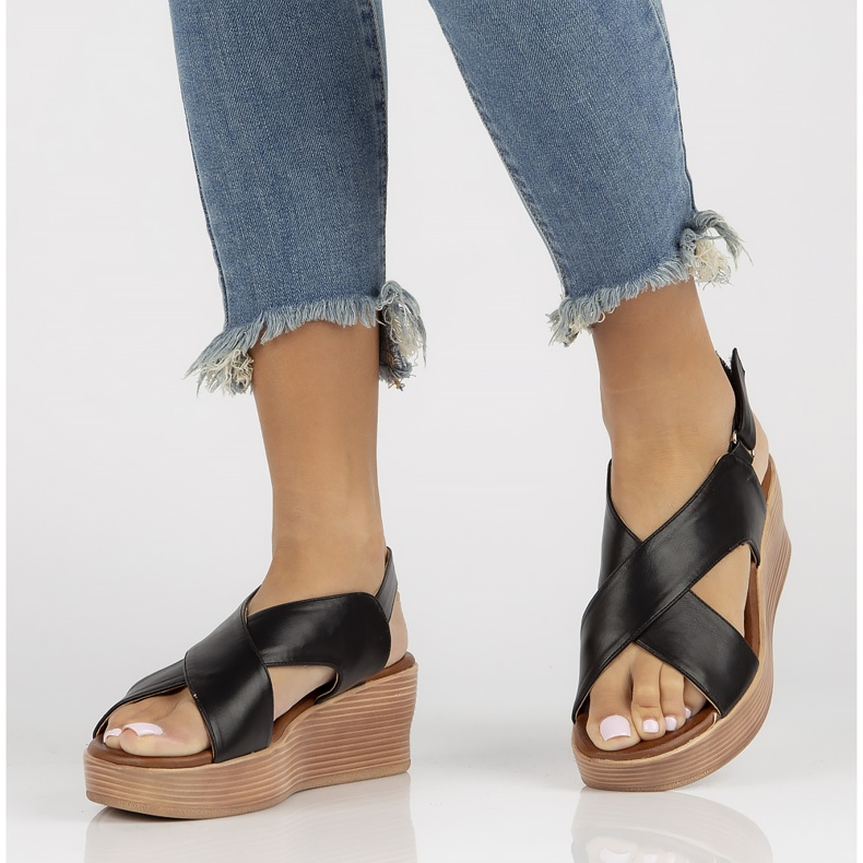 Filippo DS3609/22 Bk sandalias negras negro 1