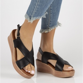 Filippo DS3609/22 Bk sandalias negras negro 4