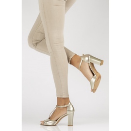 Salones de piel Filippo 2081 oro dorado 6