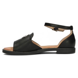 Filippo DS3667/22 Bk sandalias negras negro 1