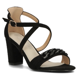 Filippo DS3665/22 Bk sandalias negras negro 1