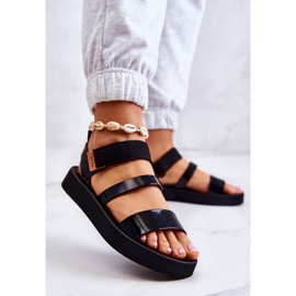 Sandalias Goma Fragante Con Velcro ZAXY HH285285 Negro 3