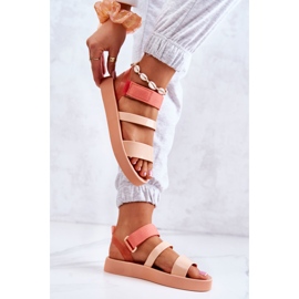 Sandalias Goma Fragante Con Velcro ZAXY HH285288 Naranja 1