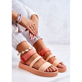 Sandalias Goma Fragante Con Velcro ZAXY HH285288 Naranja 2