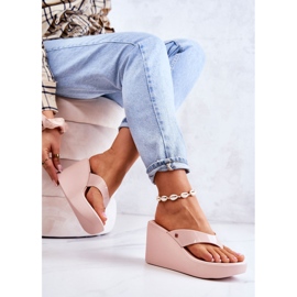 Pantuflas Mujer Con Cuña ZAXY HH285294 Nude rosado 6