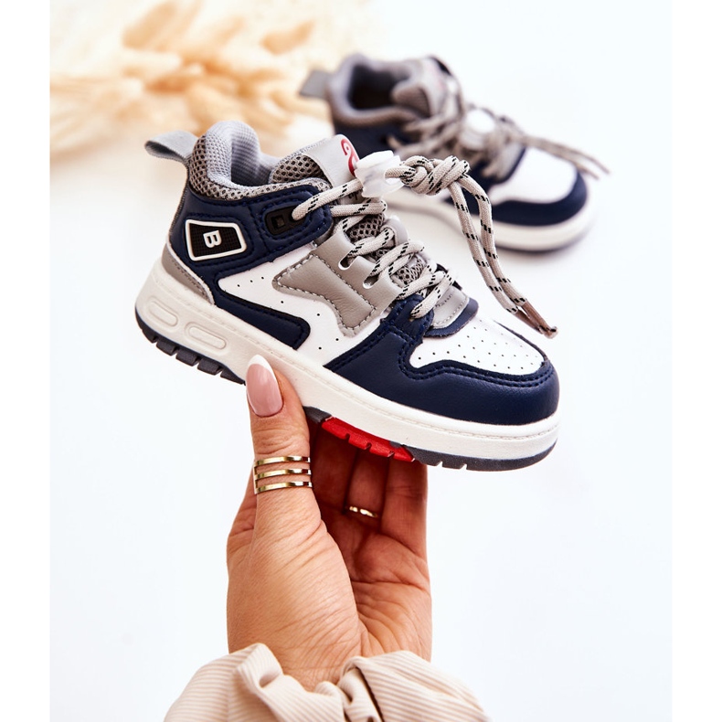 Deportivas Altas Infantiles Azul Marino Bruce 1 Deportivas Altas Infantiles Azul Marino Bruce 1