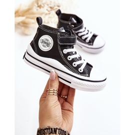 Deportivas Infantiles De Piel Con Velcro Negro Bruni 1 Deportivas Infantiles De Piel Con Velcro Negro Bruni 1