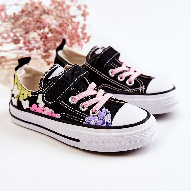 PA1 Deportivas Infantiles Tela Estampado Buster Negro 1