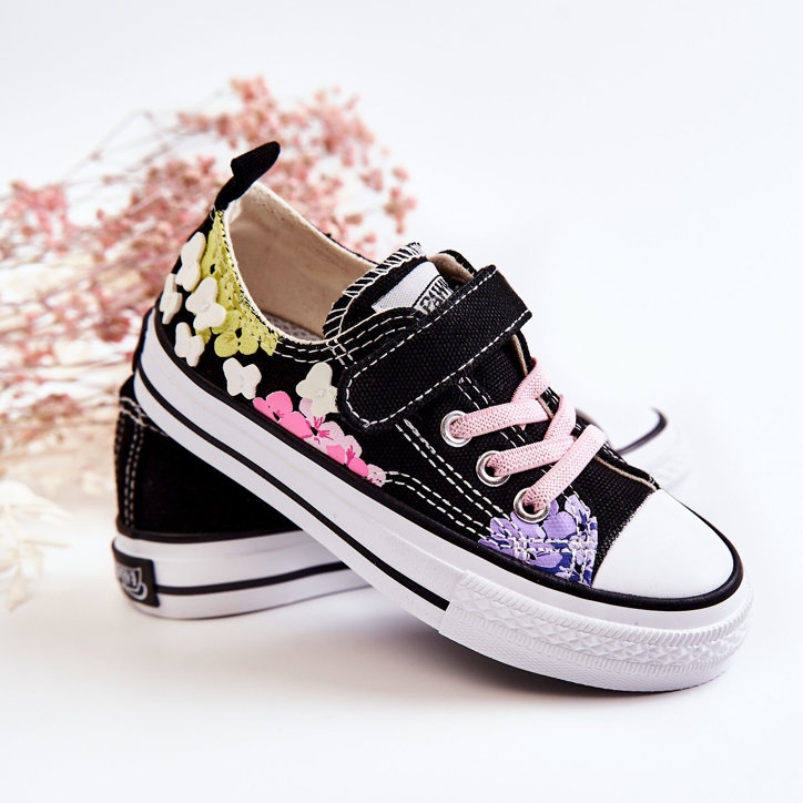 PA1 Deportivas Infantiles Tela Estampado Buster Negro 2