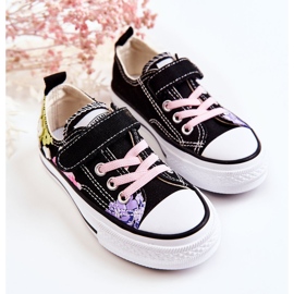 PA1 Deportivas Infantiles Tela Estampado Buster Negro 5