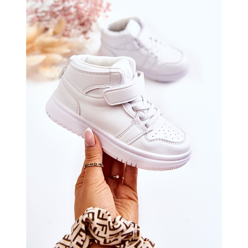 PA1 Deportivas Altas Infantiles Blancas Berty blanco 1