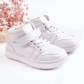 PA1 Deportivas Altas Infantiles Blancas Berty blanco 2