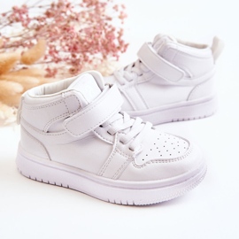 PA1 Deportivas Altas Infantiles Blancas Berty blanco 4