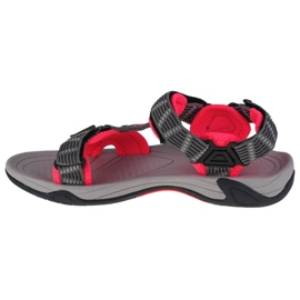 Sandalias CMP Hamal Wmn Sandalias De Senderismo W 38Q9956-03TE negro rojo gris 1