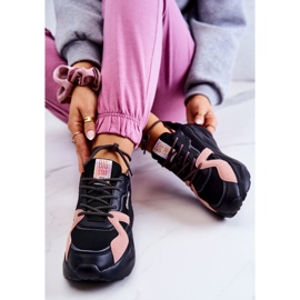 Sneakers Mujer Memory Foam Big Star JJ274599 Negro-Rosa rosado 8
