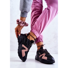 Sneakers Mujer Memory Foam Big Star JJ274599 Negro-Rosa rosado 4
