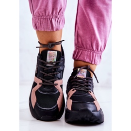 Sneakers Mujer Memory Foam Big Star JJ274599 Negro-Rosa rosado 6