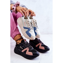 Sneakers Mujer Memory Foam Big Star JJ274599 Negro-Rosa rosado 9