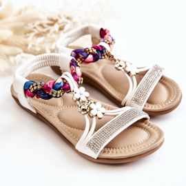 Sandalias Infantiles Sin Cordones Sammi Blancas blanco 3