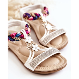 Sandalias Infantiles Sin Cordones Sammi Blancas blanco 2