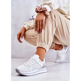 PG1 Zapatillas Deportivas Clásicas Para Mujer En Una Cuña, Blancas Avanzadas blanco plata 2 PG1 Zapatillas Deportivas Clásicas Para Mujer En Una Cuña, Blancas Avanzadas blanco plata 2