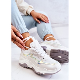 PG1 Deportivas blancas Callisto con brillos para mujer blanco 1