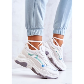 PG1 Deportivas blancas Callisto con brillos para mujer blanco 5