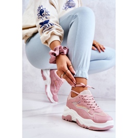 Zapatillas De Mujer Chunky Rosa Brillante Canadia Rosa rosado 1