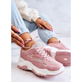 Zapatillas De Mujer Chunky Rosa Brillante Canadia Rosa rosado 5