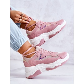 Zapatillas De Mujer Chunky Rosa Brillante Canadia Rosa rosado 6