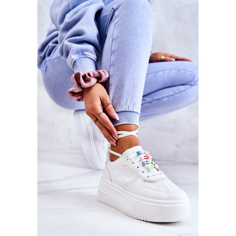 PS1 Zapatillas Deportivas De Mujer Con Cordones Blanco Manila 1 PS1 Zapatillas Deportivas De Mujer Con Cordones Blanco Manila 1