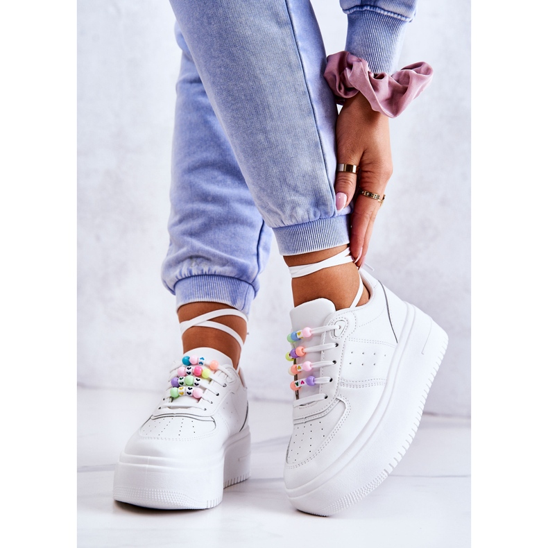 PS1 Zapatillas Deportivas De Mujer Con Cordones Blanco Manila 2 PS1 Zapatillas Deportivas De Mujer Con Cordones Blanco Manila 2